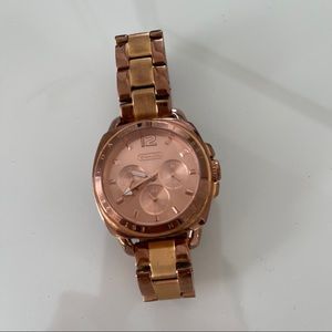 Coach Women’s Rose Gold Boyfriend Watch